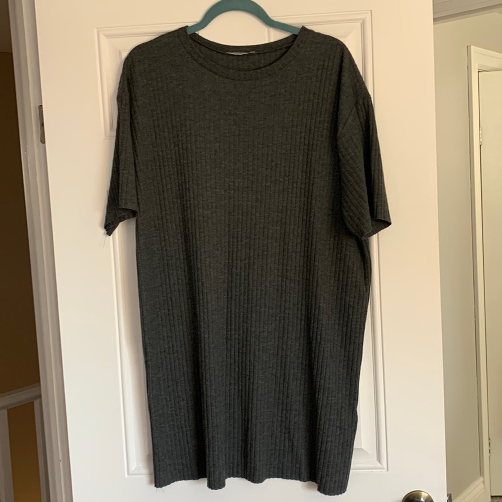 Grey T-Shirt Dress